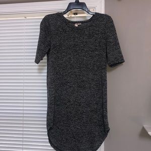 Heathered Gray sweater dress